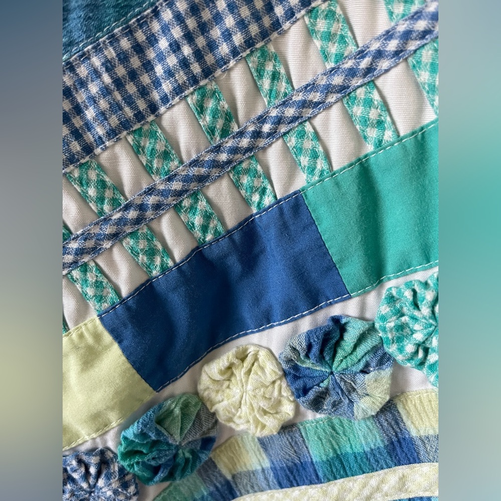 Vintage Cottagecore Patchwork Windbreaker Jacket … - image 3